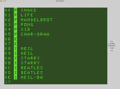 Dir output